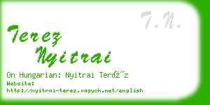 terez nyitrai business card